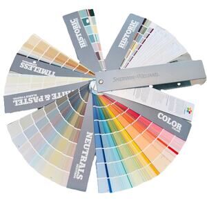 Sherwin Williams Paint Color Wheel Snap Fan Deck Complete 2018 Interior CS 10/20